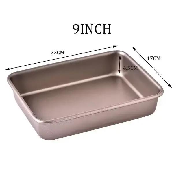 Plateau de cuisson en acier au carbone, plaque de cuisson rectangulaire antiadhésive spécifique au f