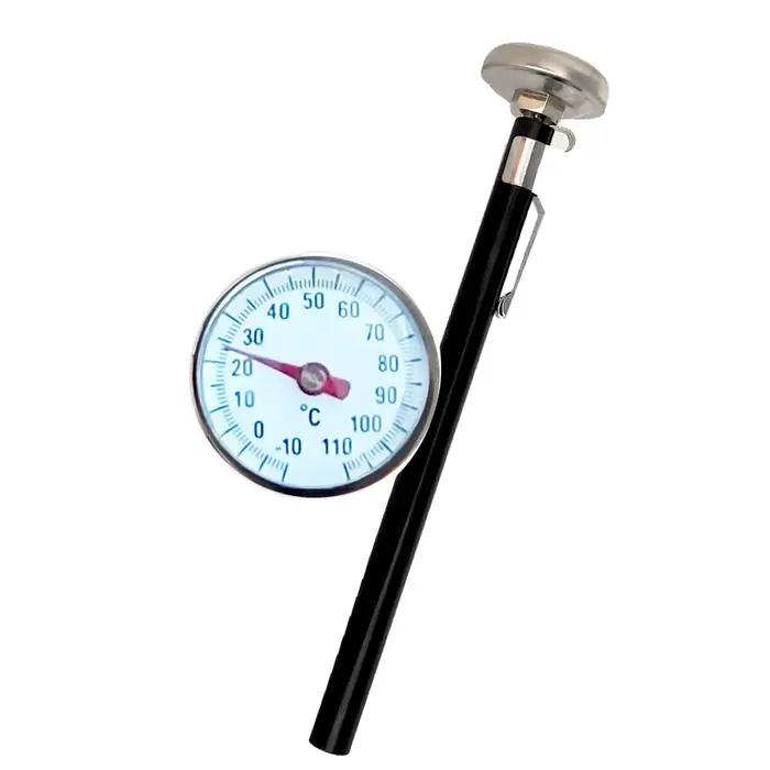 -10 ° C ~ 110 ° C – thermomètre pour cafetière avec support noir, bouteille de lait pour aliments li