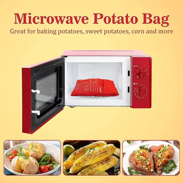 Sac de pommes de terre au micro-ondes réutilisable Express sac de cuiseur de pommes de terre au four