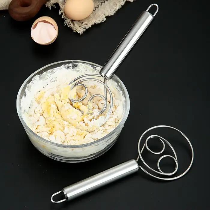 Fouet à pâte mélangeur à pain en acier inoxydable gâteau pâtisserie farines mélangeurs de pâte avec