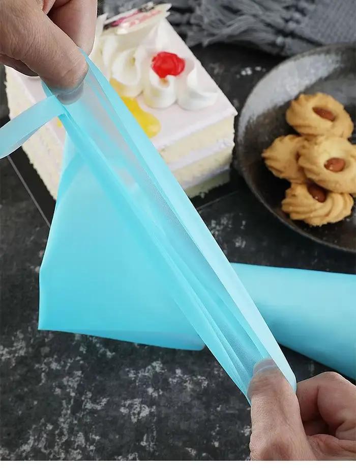 Sacs à pâtisserie en Silicone, passepoil de glaçage, sac à crème réutilisable pour gâteaux, Cupcake,