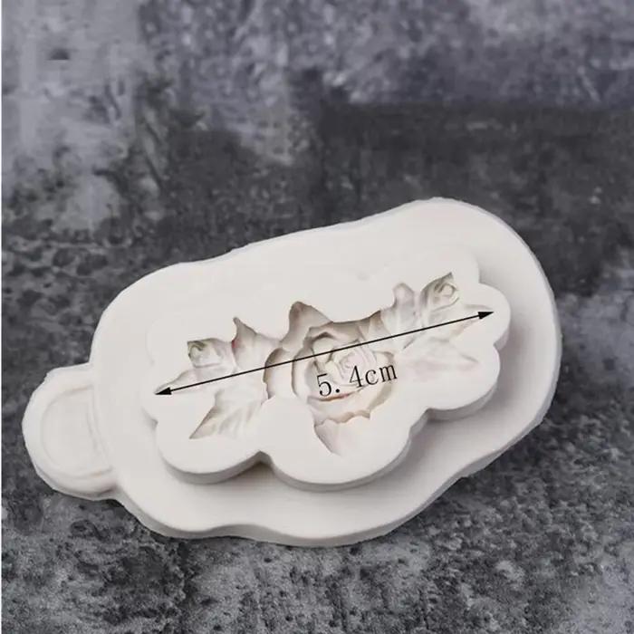 Moules en Silicone pour divers bouquets de fleurs, pâte à gomme, chocolat, Fondant, Sugarcraft, outi