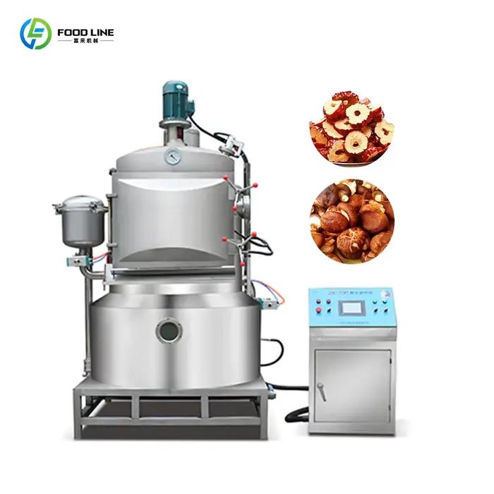 Friteuse torsadée de copeaux de banane/Machine à frire sous vide à grande vitesse pour l'efficacité/