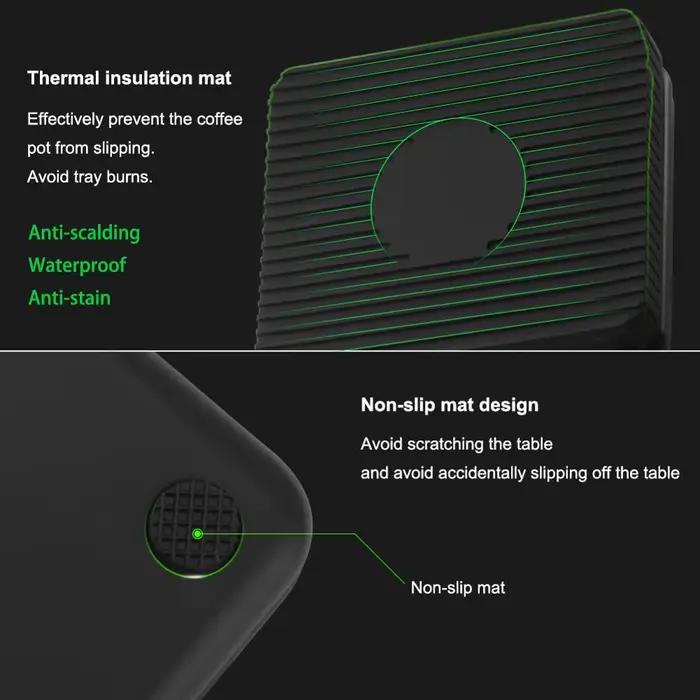 Balance à café goutte à goutte avec minuterie, balance de cuisine numérique électronique portable, h