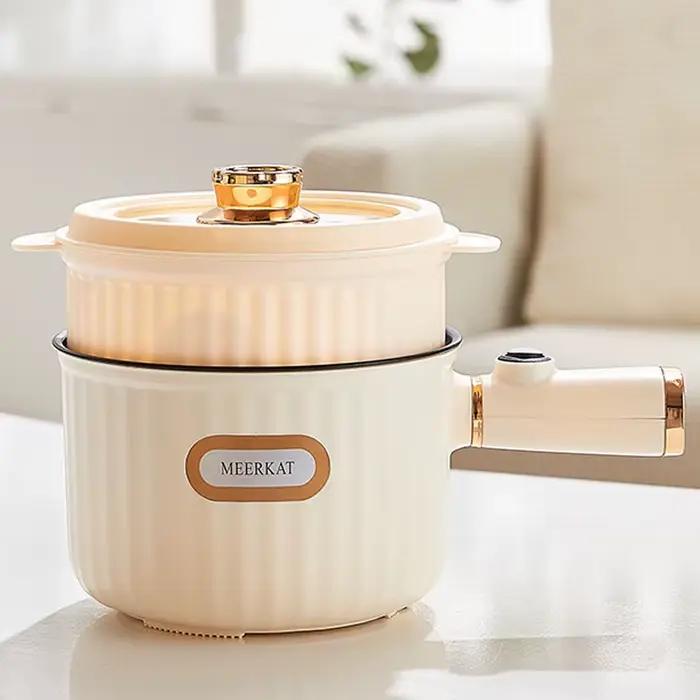 Nouvelle marmite électrique multifonctionnelle 450W 1,5L 220V 110V, cuiseur vapeur portable double c