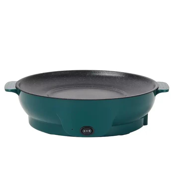 Multicuiseur électrique poêle électrique 220V maison Barbecue Steak frit poisson Omelette poêle anti