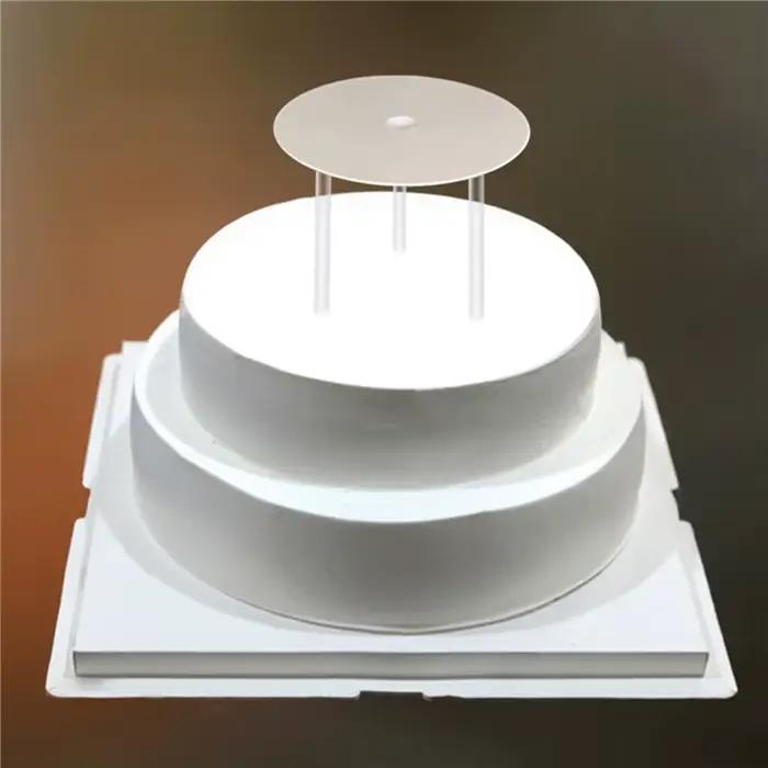 Cadre de Support de gâteau multicouche, supports pratiques, moule rond, Support de Dessert, entretoi