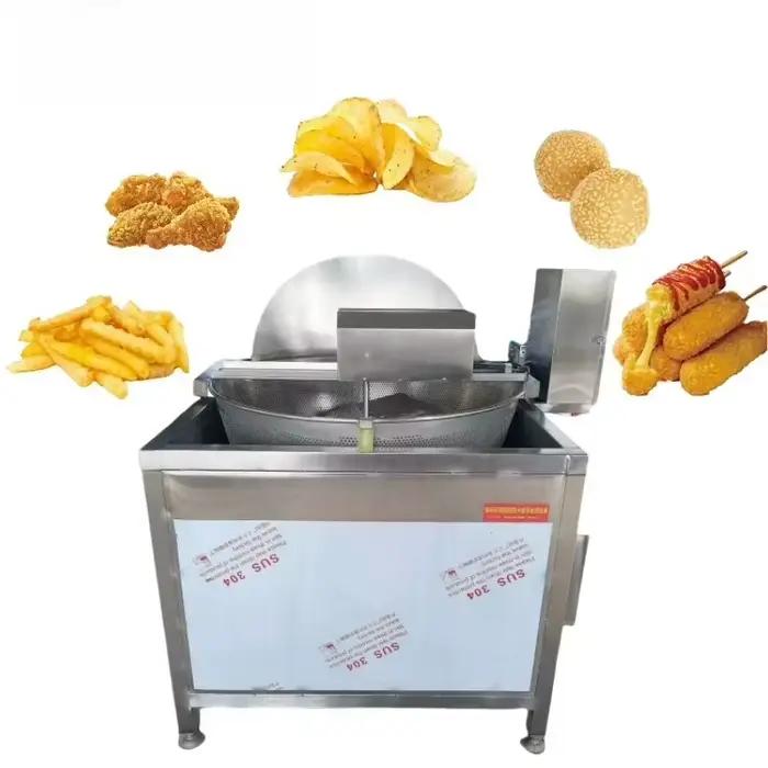 Friteuse à chips continue personnalisable pour poulet croustillant / Machine automatique de fabricat