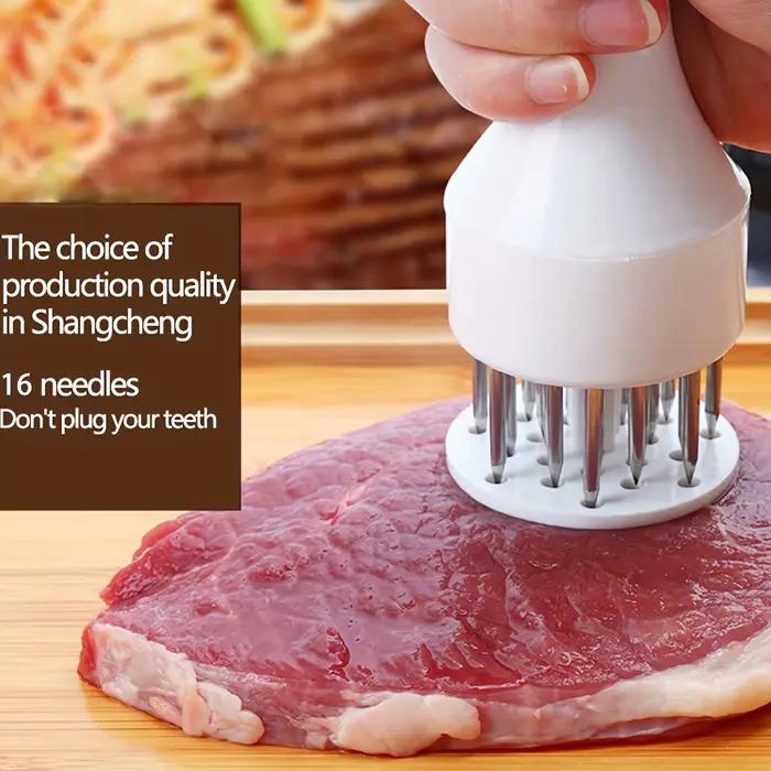 Marteau d'attendrisseur de viande de Steak en acier inoxydable, aiguille de viande en vrac, poinçonn