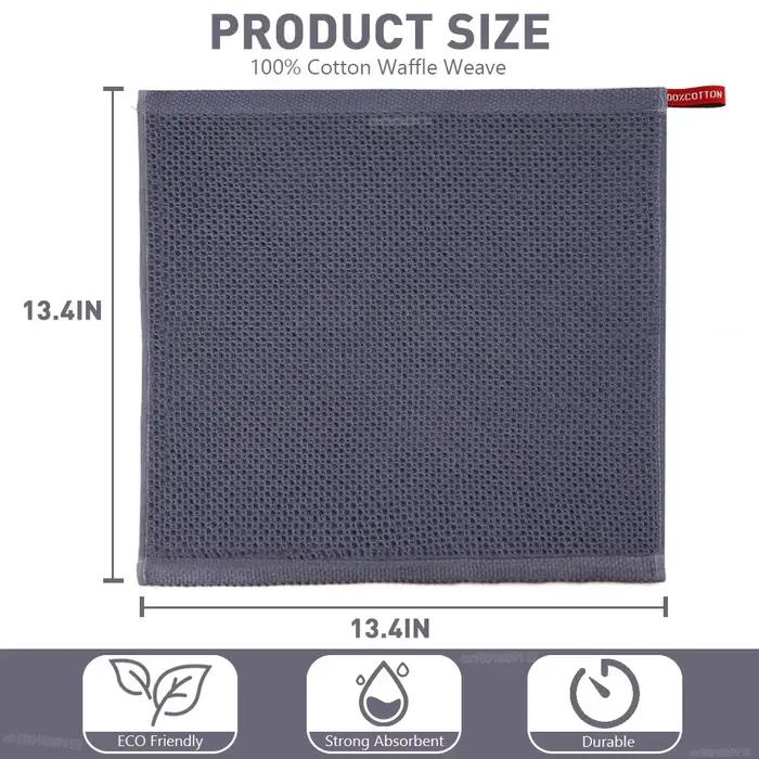 Serviette de cuisine en coton, 4 pièces, chiffon de nettoyage magique Ultra doux, chiffons de nettoy