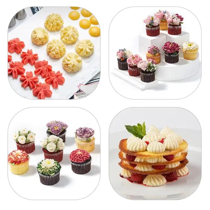 Ensemble de sacs à pâtisserie et buse à gâteau en acier inoxydable, accessoires de cuisine pour la d
