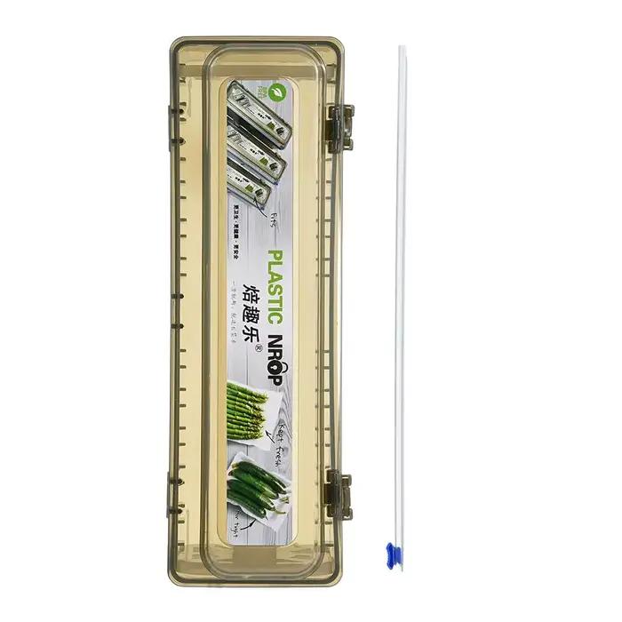 Boîte de rangement de distributeur d'emballage en plastique de coupeur de Film de conservation des a
