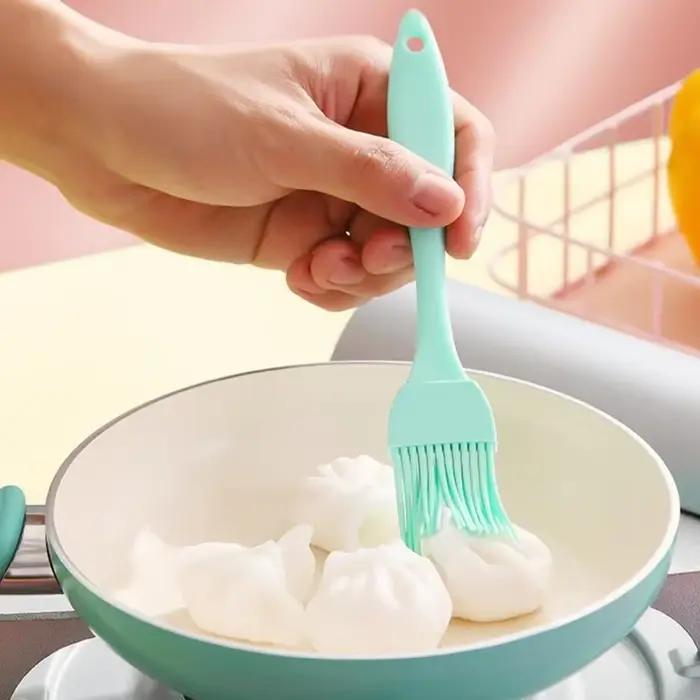 Brosse à huile en Silicone de qualité alimentaire, brosse à Barbecue, brosse à crêpes de cuisine, br