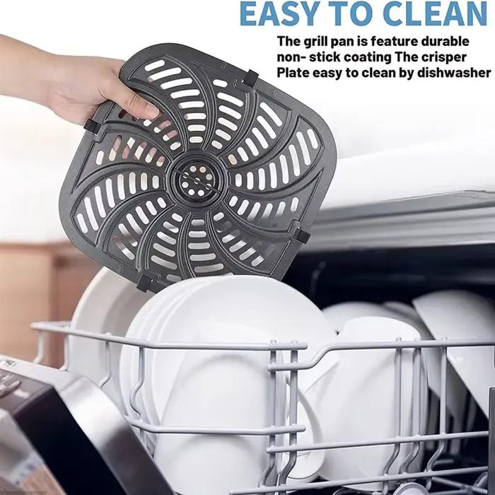 Poêle à griller de rechange pour friteuse à air, Accessoires pour friteuse à air pour RJ38-SQSS-8T-D