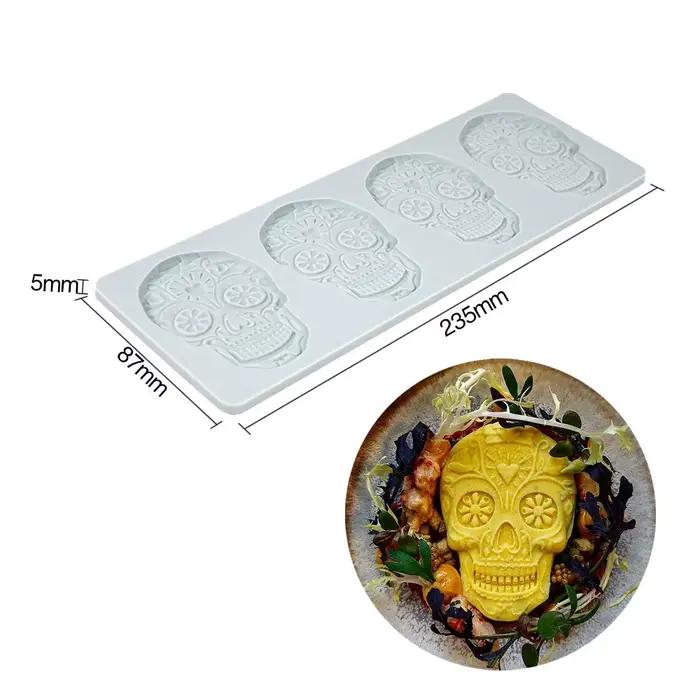 Moule à gâteau en Silicone en dentelle, diverses feuilles, fleur géométrique, outil de décoration de