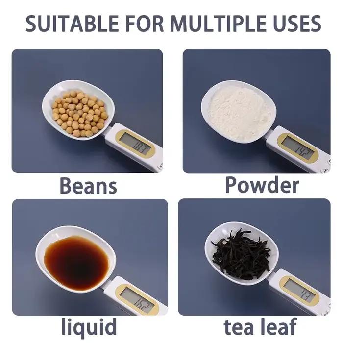 Mini cuillère balance de cuisine numérique électronique LCD balance alimentaire 0.1-500g cuisson far