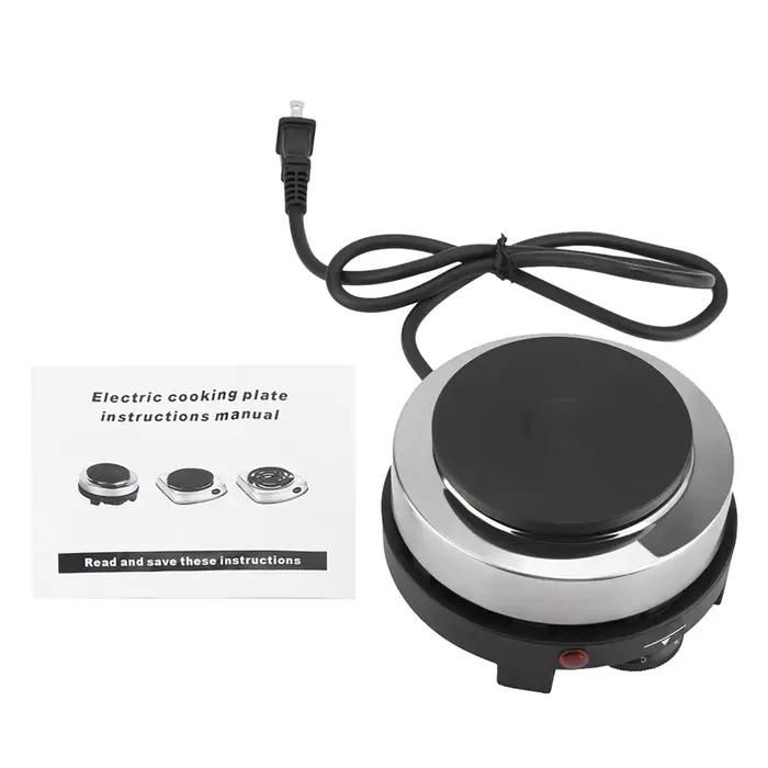 Mini-cuisinière électrique portable 500W, plaque chauffante multifonction, chauffage domestique, pla
