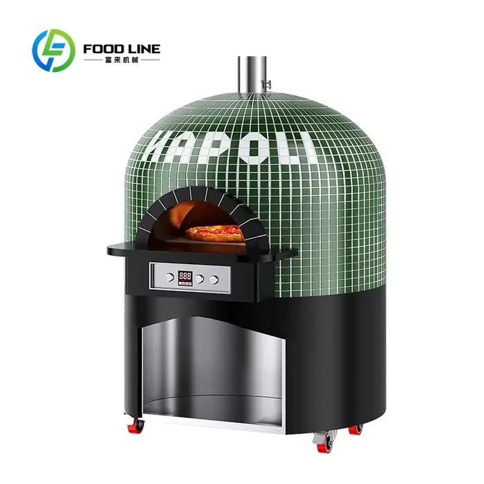 Four à pizza commercial électrique, four à barbecue, thermostat réglable 100-500°C pour usage en bou