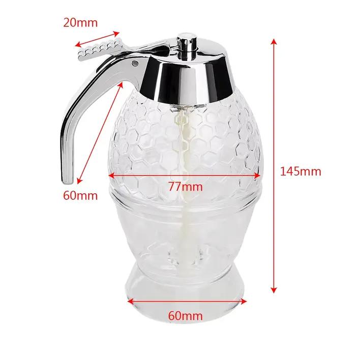 Tasse de sirop de jus, bouteille à presser, Pot de rangement, support, distributeur d'égouttement d'