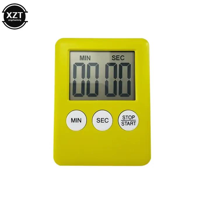 Minuterie de cuisine magnétique numérique cuisson cuisson LCD compte à rebours alarme forte compte à
