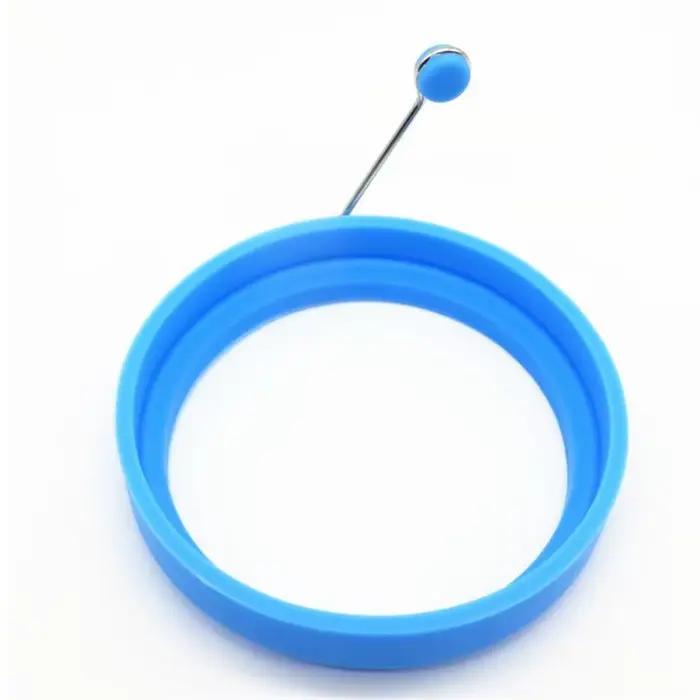 Moule rond pour omelettes et crêpes en Silicone, moule à œufs rond, anneau pour crêpes, moule pour c