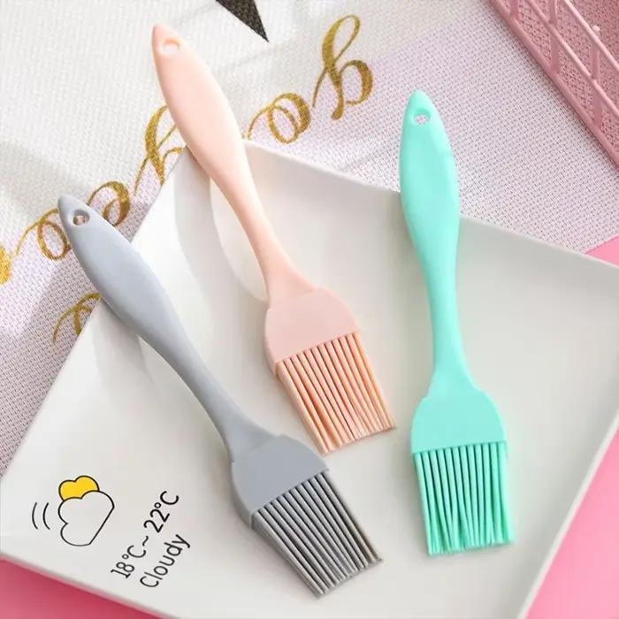 Brosse à huile en Silicone de qualité alimentaire, brosse à Barbecue, brosse à crêpes de cuisine, br