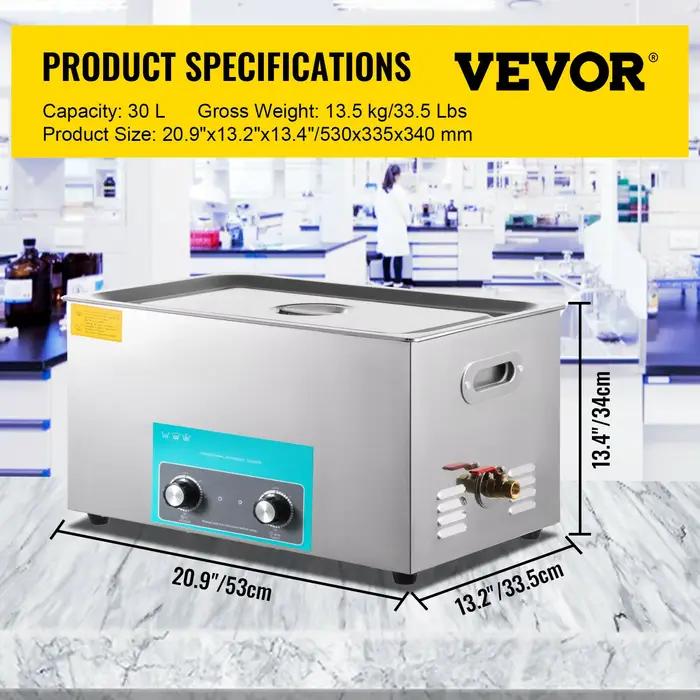 SucceBuy 3L 6L 10L 15L 22L 30L nettoyeur à ultrasons électrique Machine à laver Portable lave-vaisse