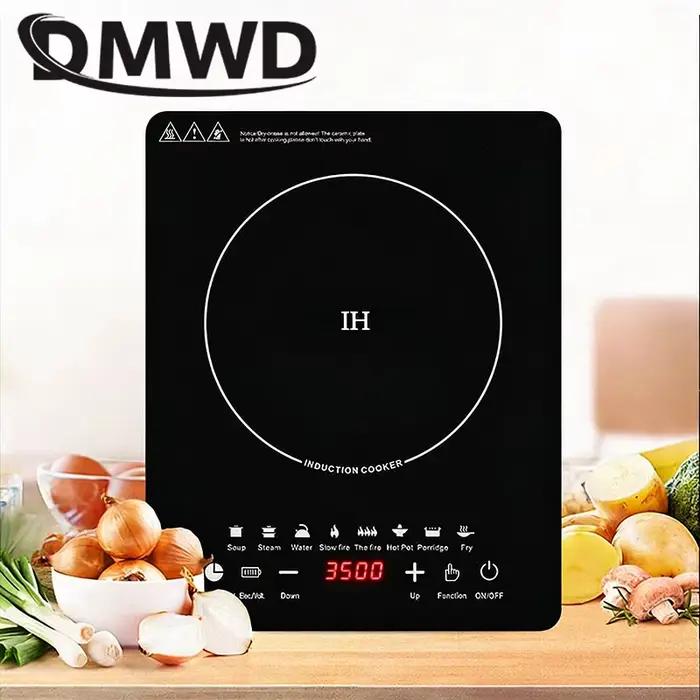 Cuisinière à induction magnétique électrique 2200W/3500W, étanche, petit réchaud pour fondue, cuisin