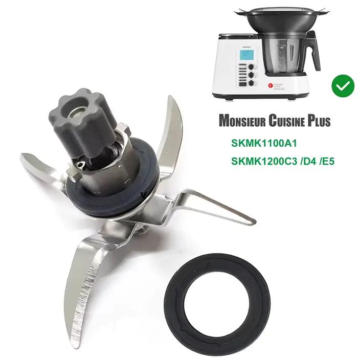 Blender Blade Gear 7 pour Monsieur Cuisine, allergique 2.0, 7 dents, 4 cuir chevelu, MCC 2.0, 5T