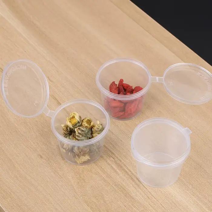 Petite boîte alimentaire en plastique transparent avec légumes, Chutney Chili aiss, Conteneur CE, Va