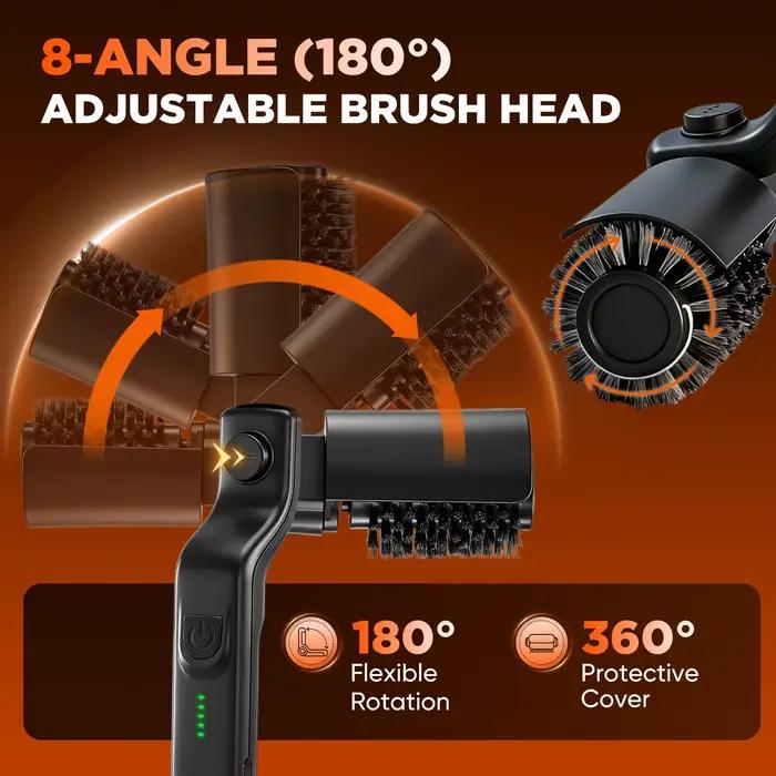 Brosse de nettoyage pour barbecue électrique à 3 vitesses