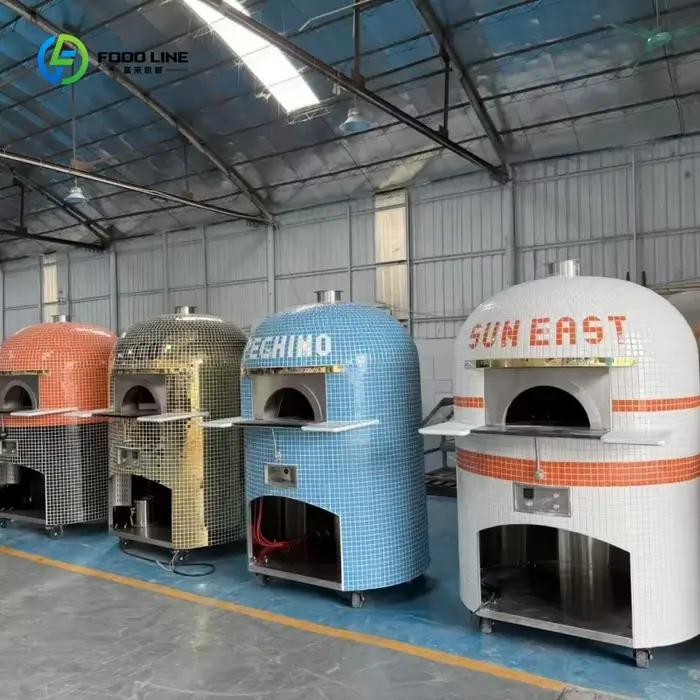 Four à pizza extérieur en briques de terre cuite modernes pour boulangeries et restaurants occasions spéciales