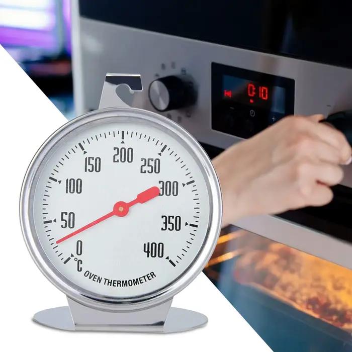 Thermomètre de four vertical en acier inoxydable 0-400 degrés