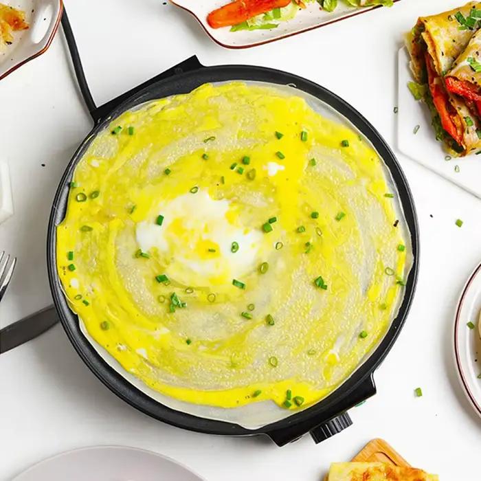 Machine à Crêpes Électrique Professionnelle – Idéale pour Crêpes