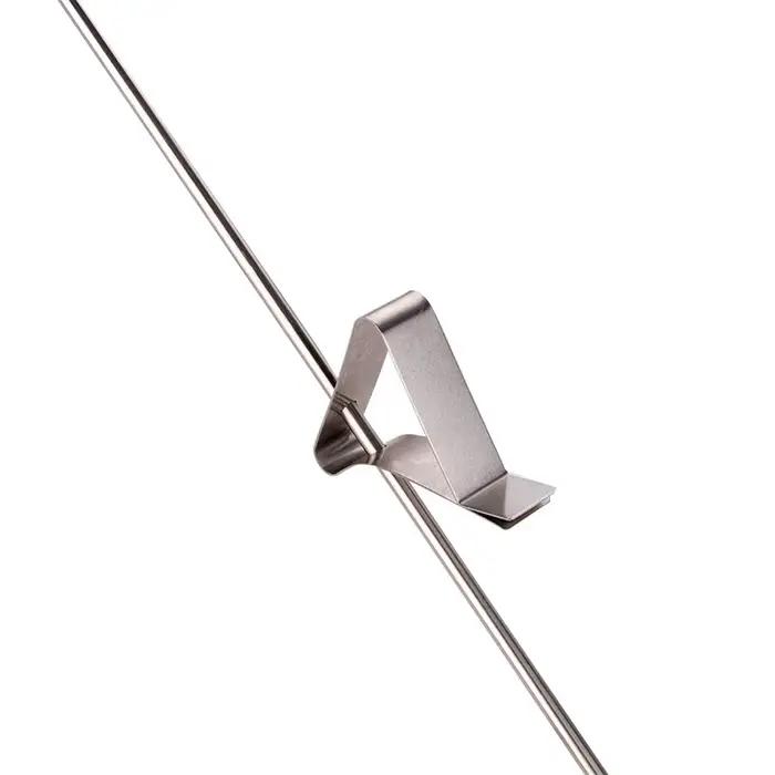 Odatime 40/50CM thermomètre en acier inoxydable pour viande eau BBQ gril four cuisine