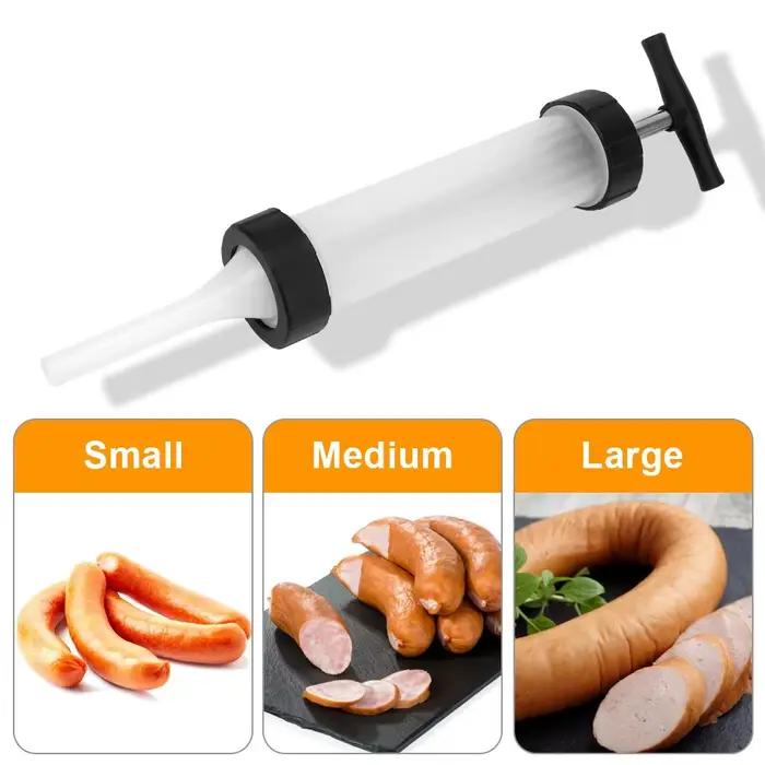 Accessoire de cuisine pour réaliser des saucisses maison modernes en plastique durable et respectueux de l'environnement pour amateurs de viande et de volaille