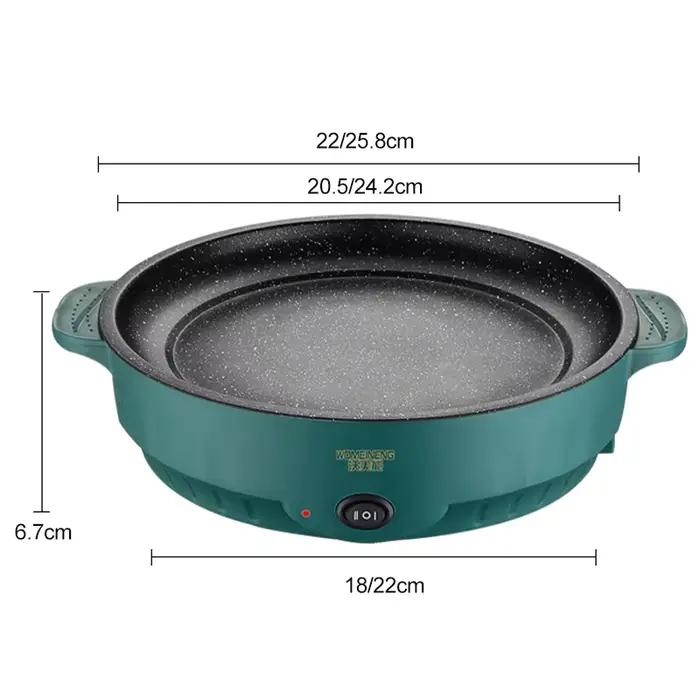 Multicuiseur Électrique et Poêle Antiadhésive 220V pour la Maison – Idéal pour Barbecue