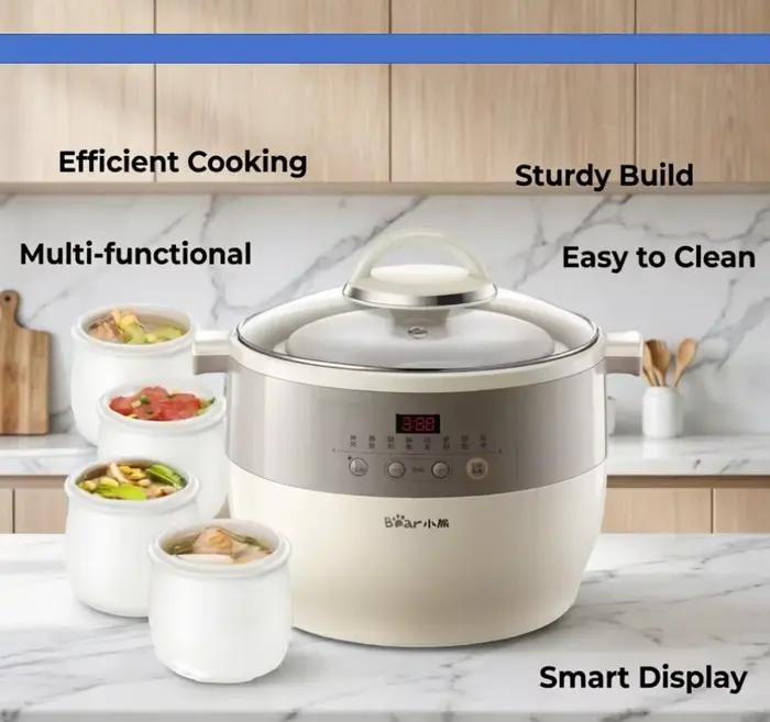 Mijoteuse électrique intelligente 200 V pour usage domestique