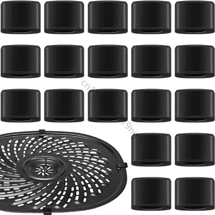 20pcs Air Fryers Composant Protecteurs Air Fryer Tray Feet Bamers Air