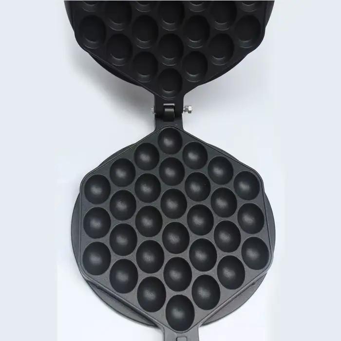 Commercial QQ oeufs bulle boule cuisson gaufrier fer Hongkong gaufre Eggette moule gâteau