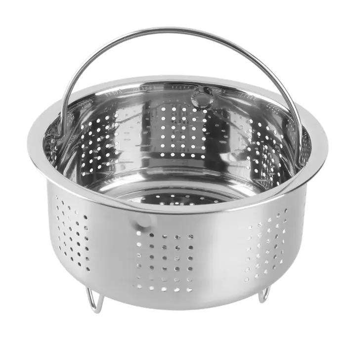 Panier vapeur en acier inoxydable pour accessoires de mijoteuse