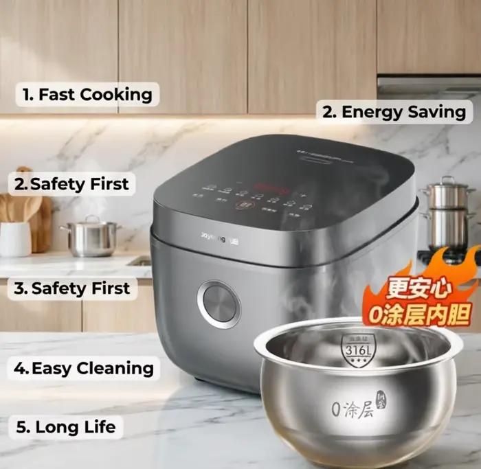 Autocuiseur intelligent Midea MB-RE476S 4L
