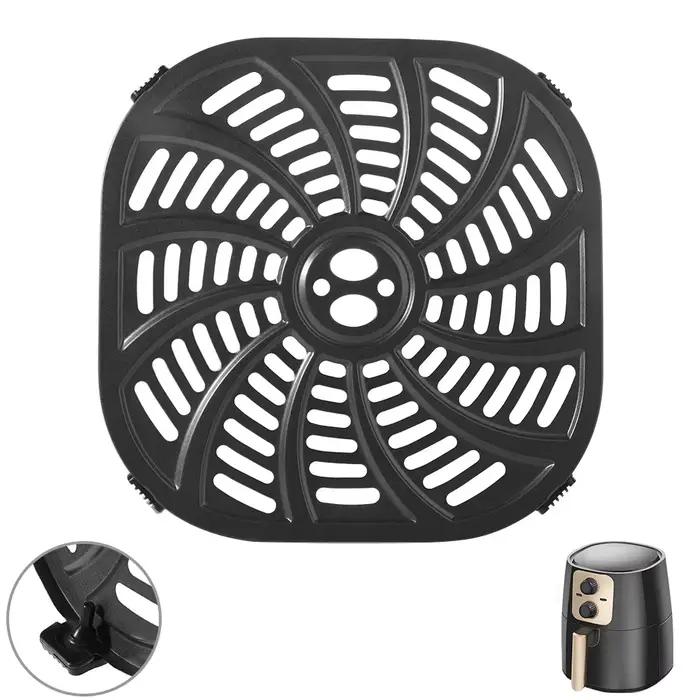 Friteuse à Air carrée, poêle ronde antiadhésive