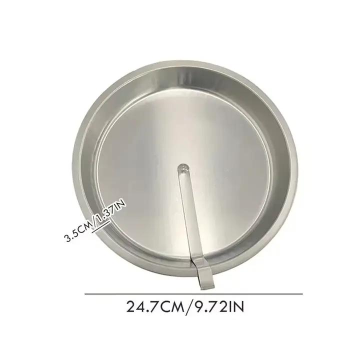 Moule à gâteau rond antiadhésif CZSAE en métal bleu céleste pour pâtissiers amateurs et professionnels occasions spéciales pâtisserie DIY