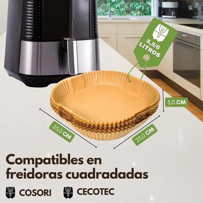 Papier pour friteuse à air Cosori 5'5/6'4 L 20cm 23cm XXL