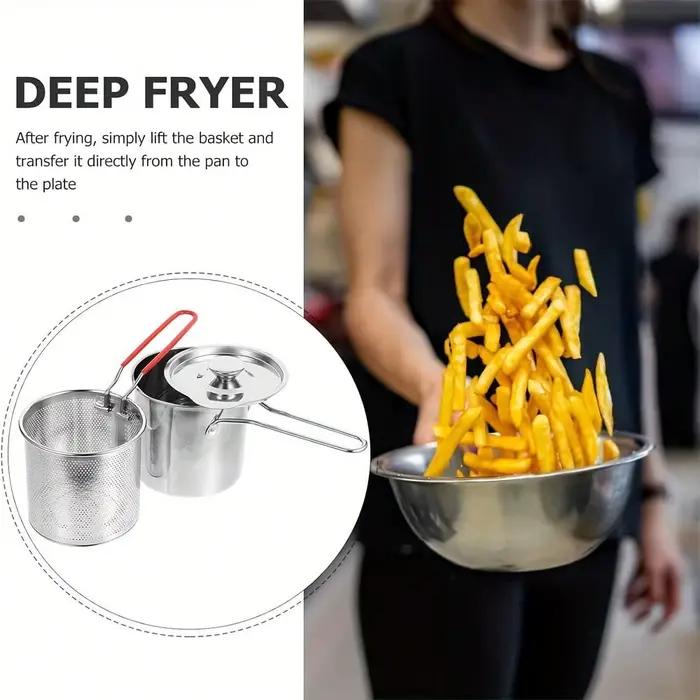 Friteuse en acier inoxydable avec filtre