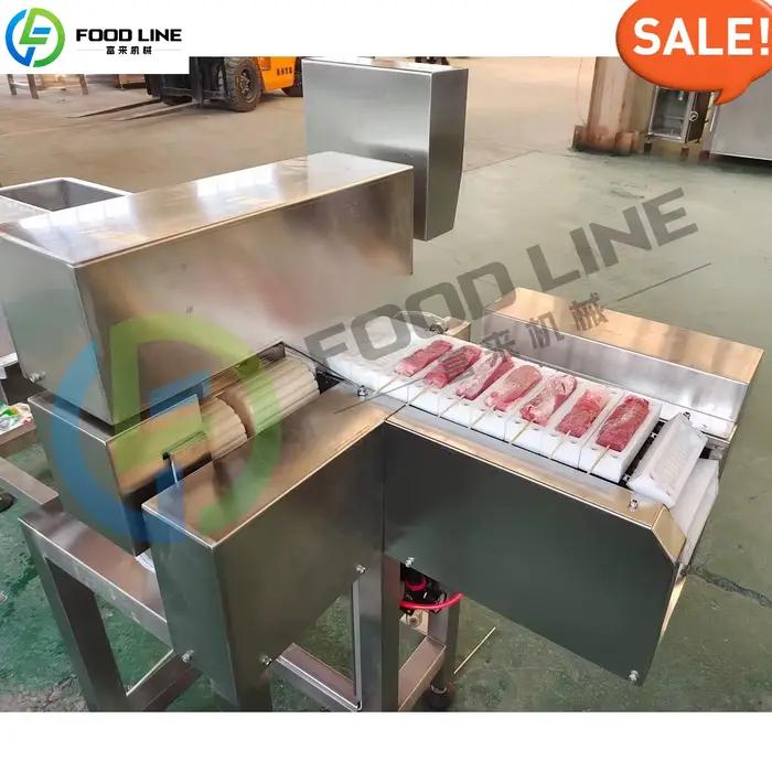 Machine à brochettes de viande de barbecue entièrement automatique