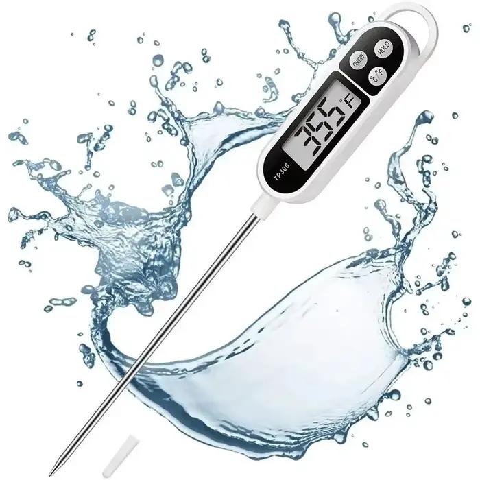 Thermomètre numérique TP300 pour cuisson de viande, confiture, bière et autres aliments occasions spéciales barbecue soirée famille