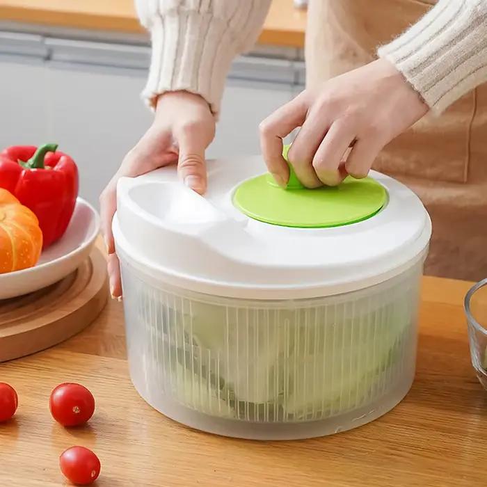 Séchoir à salade Spinner pour légumes – Centrifugeuse manuelle de laitue pour cuisine