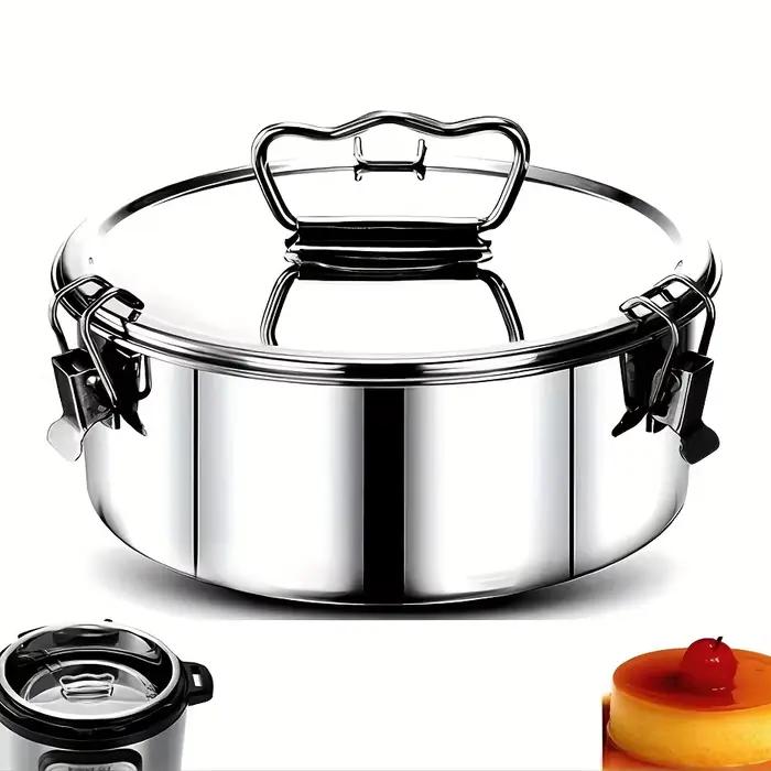 Moule à flan rond en acier inoxydable 1